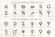 Mystical Zodiac constellations, an Illustration by My Space Garden (Thumbnail 7 of 19)