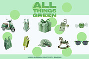 ALL THINGS GREEN: 250 PNG Elements, an Object Graphic by Megan Aili Designs (Thumbnail 6 of 17)