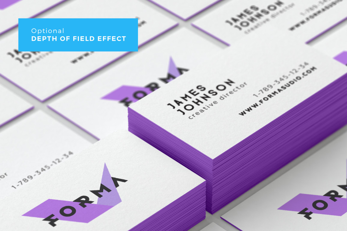 Business Cards Mockup Pack, a Print Template by BULBFISH (Photo 6 of 10)