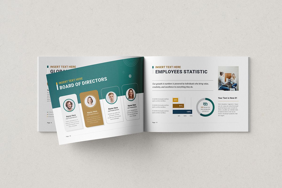 Company Brochure Template, a Brochure Template by Creativity-Design (Photo 3 of 8)