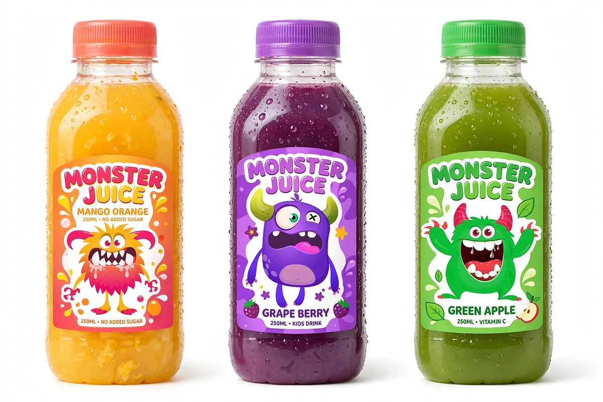 Monster Pack - 135 Cute Monsters, a Decorative Illustration by D R A W K M A N (Photo 27 of 30)