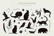 Southern Silhouettes Collection, an Animal Illustration by rouxsupplyco (Thumbnail 6 of 17)