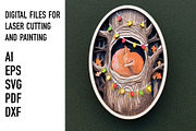 Woodland Shadow Box SVG Bundle, an Object Graphic by HelloWood (Thumbnail 2 of 4)