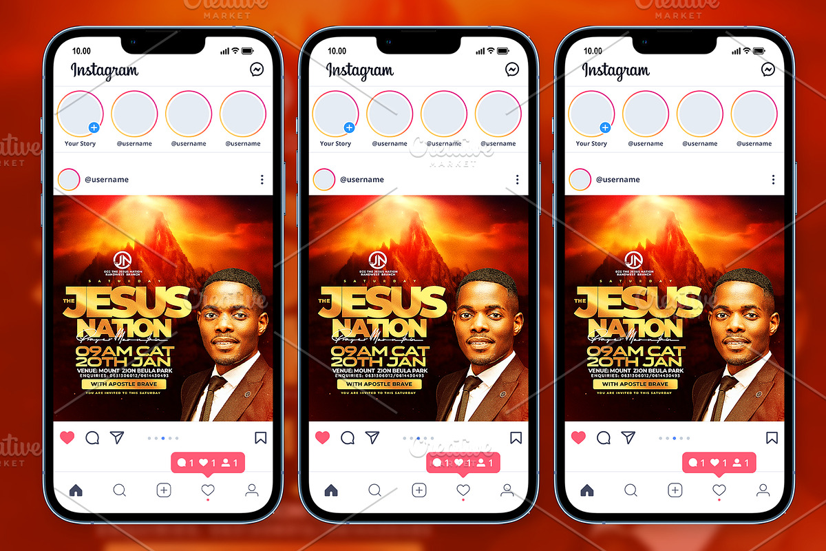 Church Flyer Design Template, a Social Media Template by church flyer templates (Photo 4 of 5)
