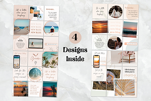 Instagram Puzzle Template Bundle