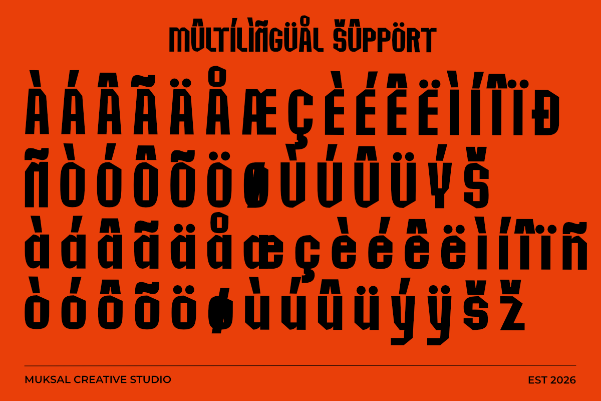 Varenon — Bold Display Typeface, a Sans Serif Font by Muksal Creative (Photo 10 of 12)