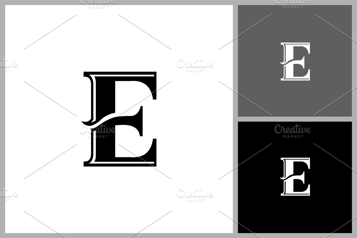 Elegant Letter E Logo, a Branding & Logo Template by quadrazo