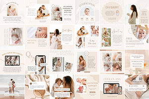 Doula Instagram Template CANVA