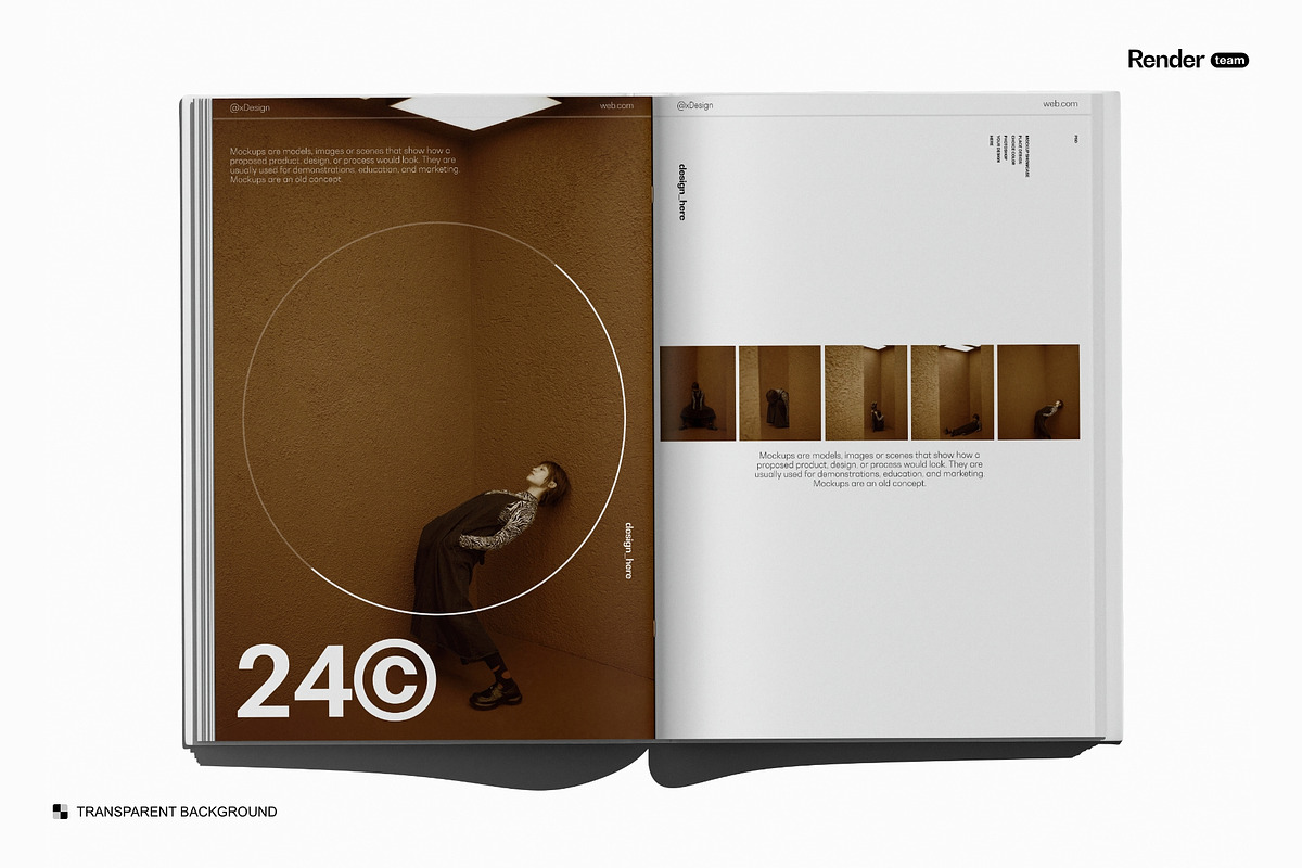 Book Mockup Set, a Books & Magazine Mockup by Renderteam (Photo 11 of 14)