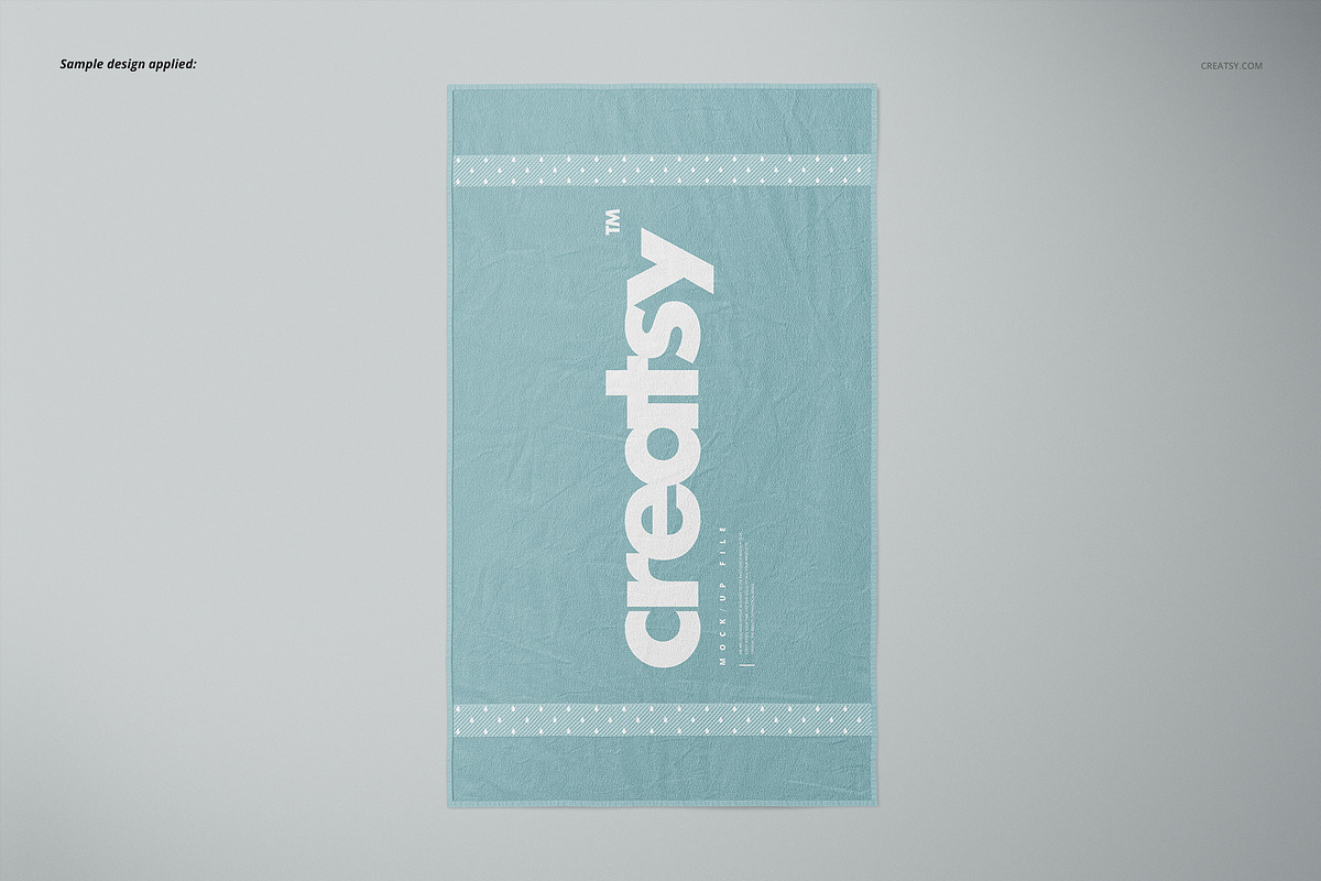 Bath Towel Mockup Set, a Household Mockup by creatsy2 (Photo 9 of 11)