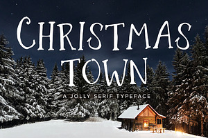 Christmas Town A Jolly Serif