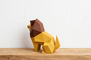 Lion sculpture - 3d papercraft, a Card Template by PAPER amaze (Thumbnail 2 of 5)
