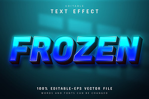 Font Text Effect 3d Editable Vol 1