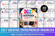2027 Creative Entrepreneur Organizer, a Stationery Template by Mustafiz (Thumbnail 1 of 5)