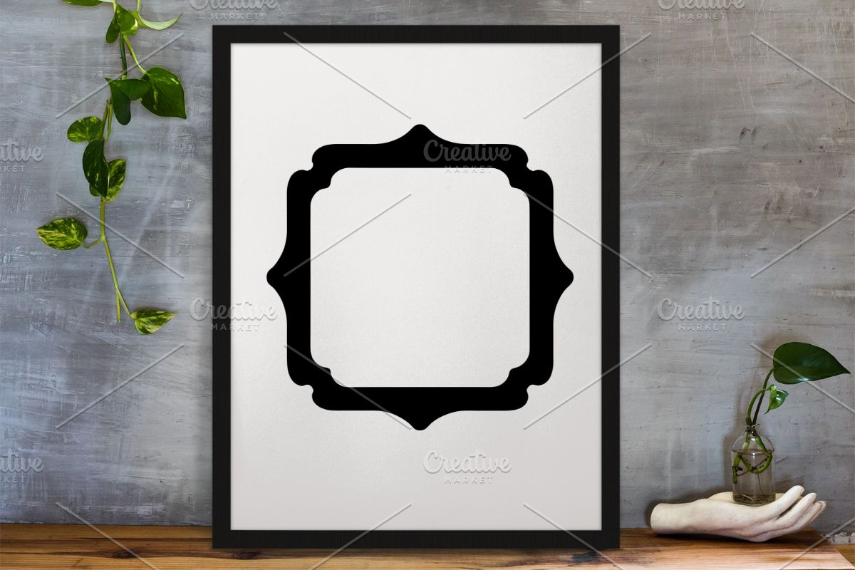 Frame Silhouette SVG, a Decorative Illustration by newminddesign (Photo 4 of 5)