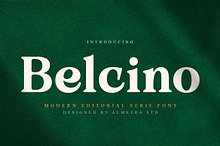 Belcino — Editorial Serif Font