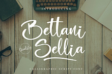 Bettani Sellia - Calligraphic Font