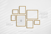 Gallery Wall Mockup | 7 Frames, a Household Mockup by DESIGN BY nube (Thumbnail 6 of 9)
