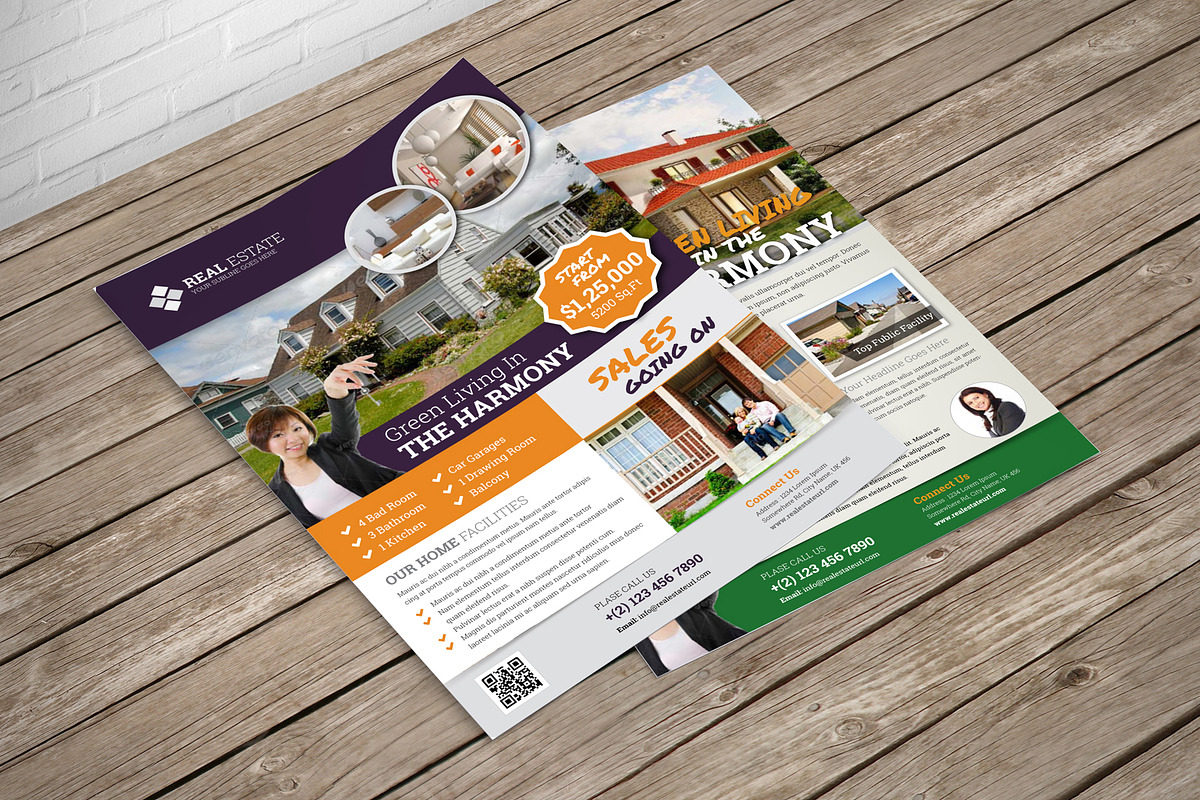 Real Estate Flyer Design Template V2, a Flyer Template by JanySultana (Photo 4 of 5)