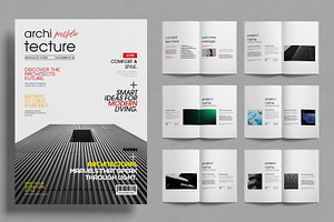 Modern Architecture Portfolio, a Brochure Template by ContestDesign