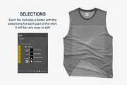 Bella Canvas 3483 Muscle Tank Mockup, a Shirt Mockup by GraphicHero (Thumbnail 4 of 9)