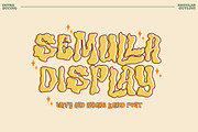 Semulla - Trippy Liquid Font, a Handwritten Font by tebaltipislab (Thumbnail 1 of 10)