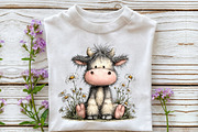 Whimsical Spring Farm Animals Clipar, an Illustration by OK Design (Thumbnail 5 of 6)