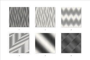 Moire Seamless Patterns Set