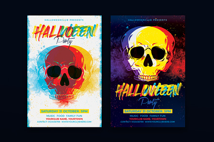 Halloween Party, a Flyer Template by DesignWorkz