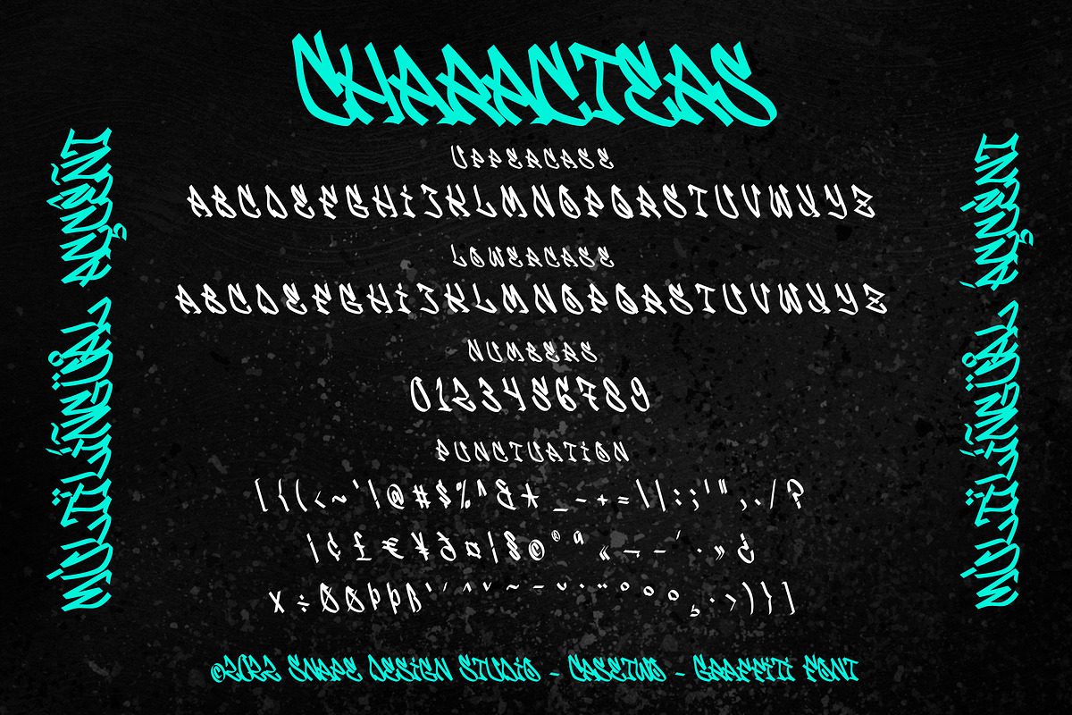 Casetwo - Graffiti Font, a Font by Snape Design Studio (Photo 2 of 5)