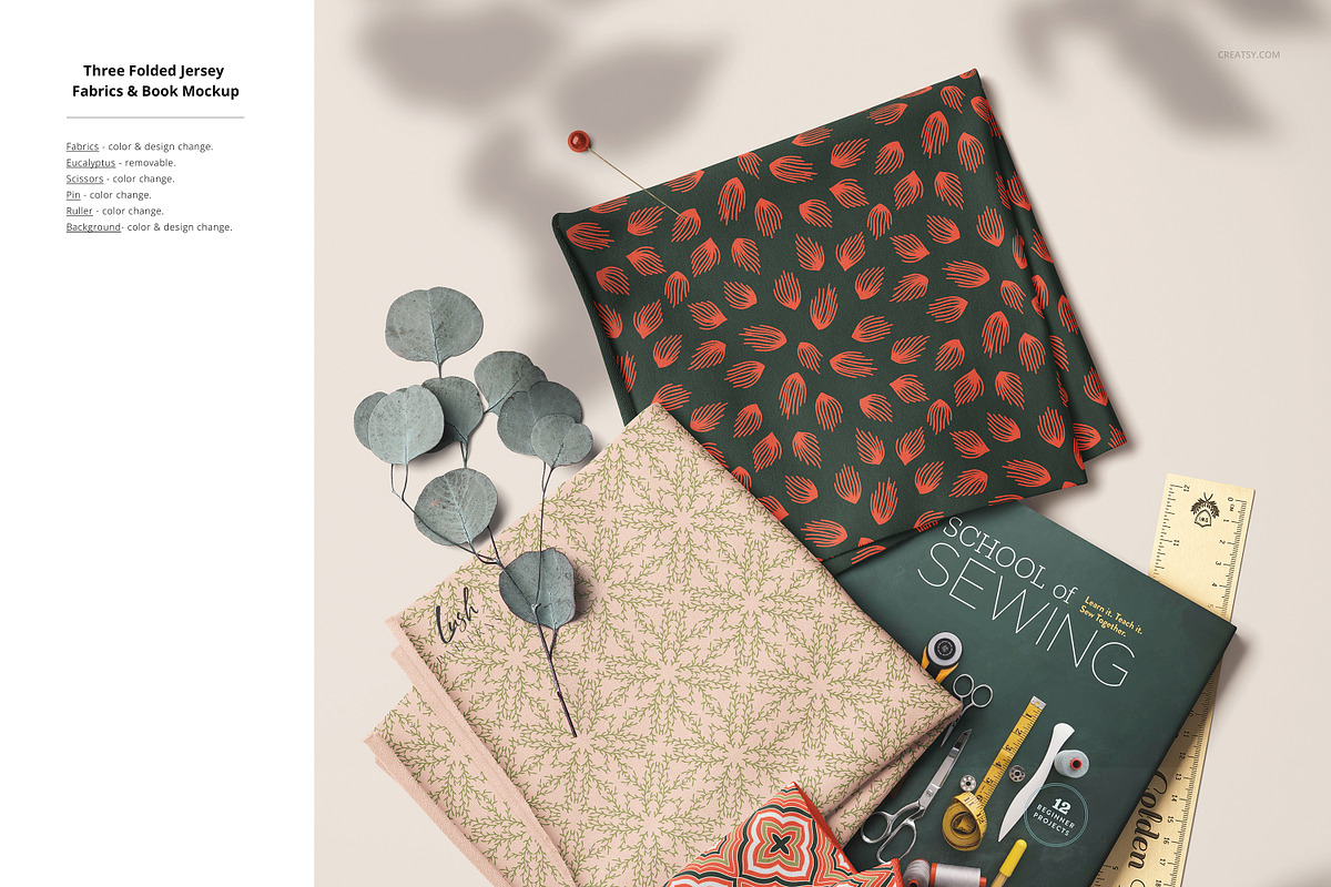 Fabric Factory v.8 Mockup Bundle, a Merchandise Mockup by creatsy5 (Photo 15 of 53)