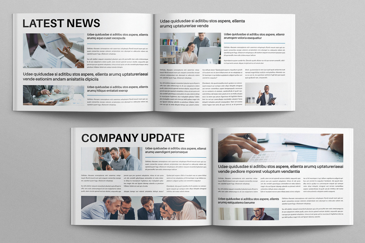 Newsletter Template, a Brochure Template by E-Type (Photo 5 of 7)