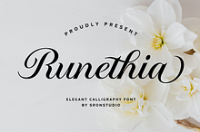 Runethia - Calligraphy Font