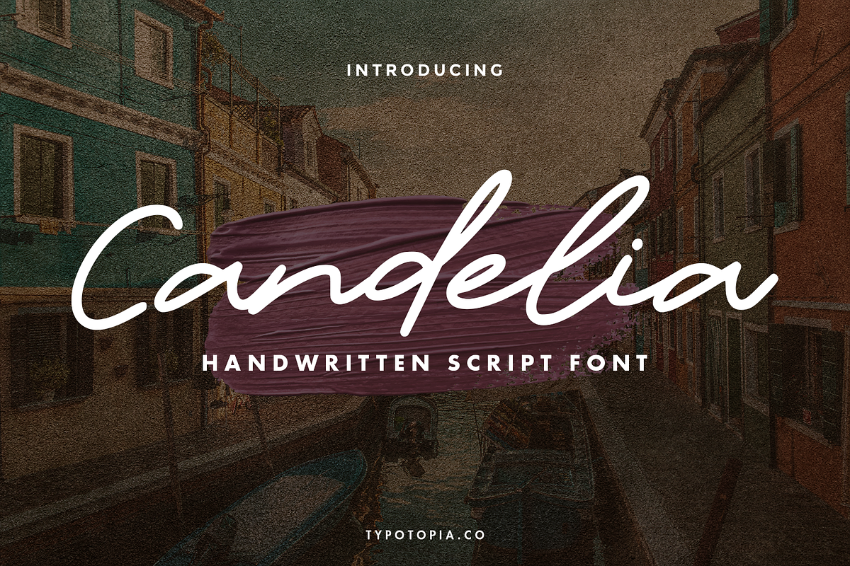 Candelia Script Font, a Script Font by edukka (Photo 1 of 8)