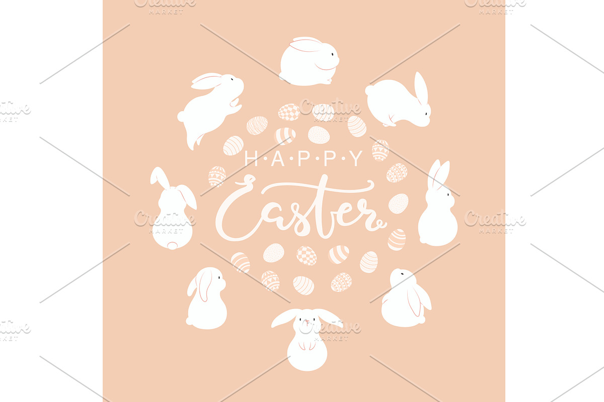 Easter bunnies, cute rabbits, an Object Illustration by sceptical cactus