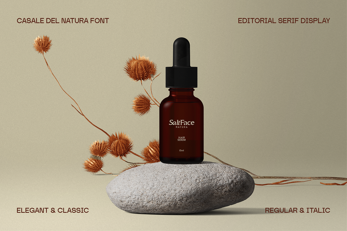 Casale Del Natura Font, a Serif Font by Marvadesign (Photo 12 of 13)