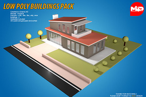 Low Poly Buildings Pack