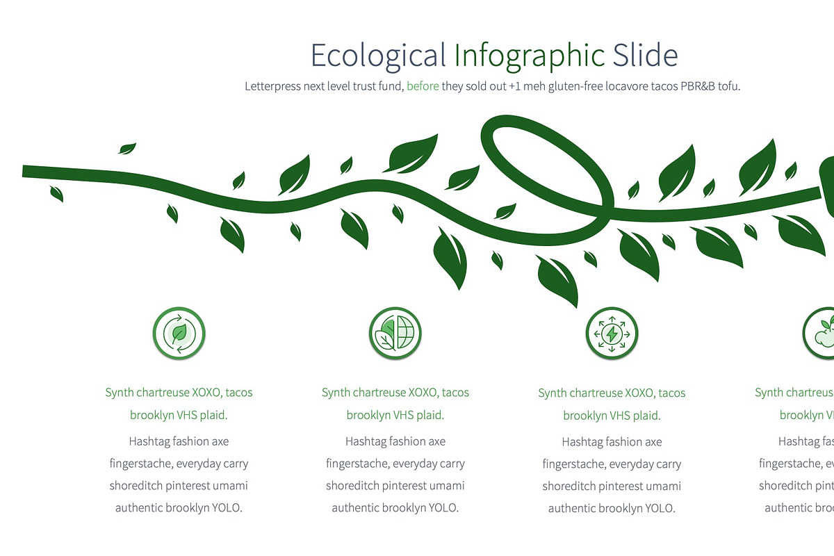 Ecological PowerPoint Infographics, a Presentation Template by Pulsecolor