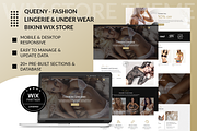Queeny - Fashion Lingerie Wix Shop, a Wix Template by Wix Creative Themes (Thumbnail 1 of 2)