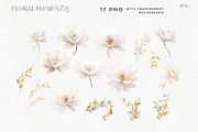 Fantasy flowers, White peonies, an Object Illustration by ollalya (Thumbnail 9 of 9)
