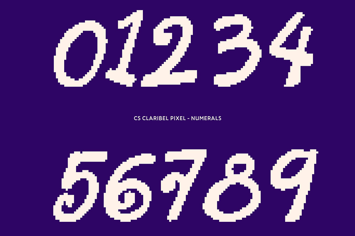 CS Claribel Pixel, a Handwritten Font by Craft Supply Co. (Photo 5 of 8)