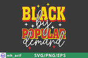 Black by Popular Demand SVG Design, a Graphic by mh_arif (Thumbnail 1 of 3)