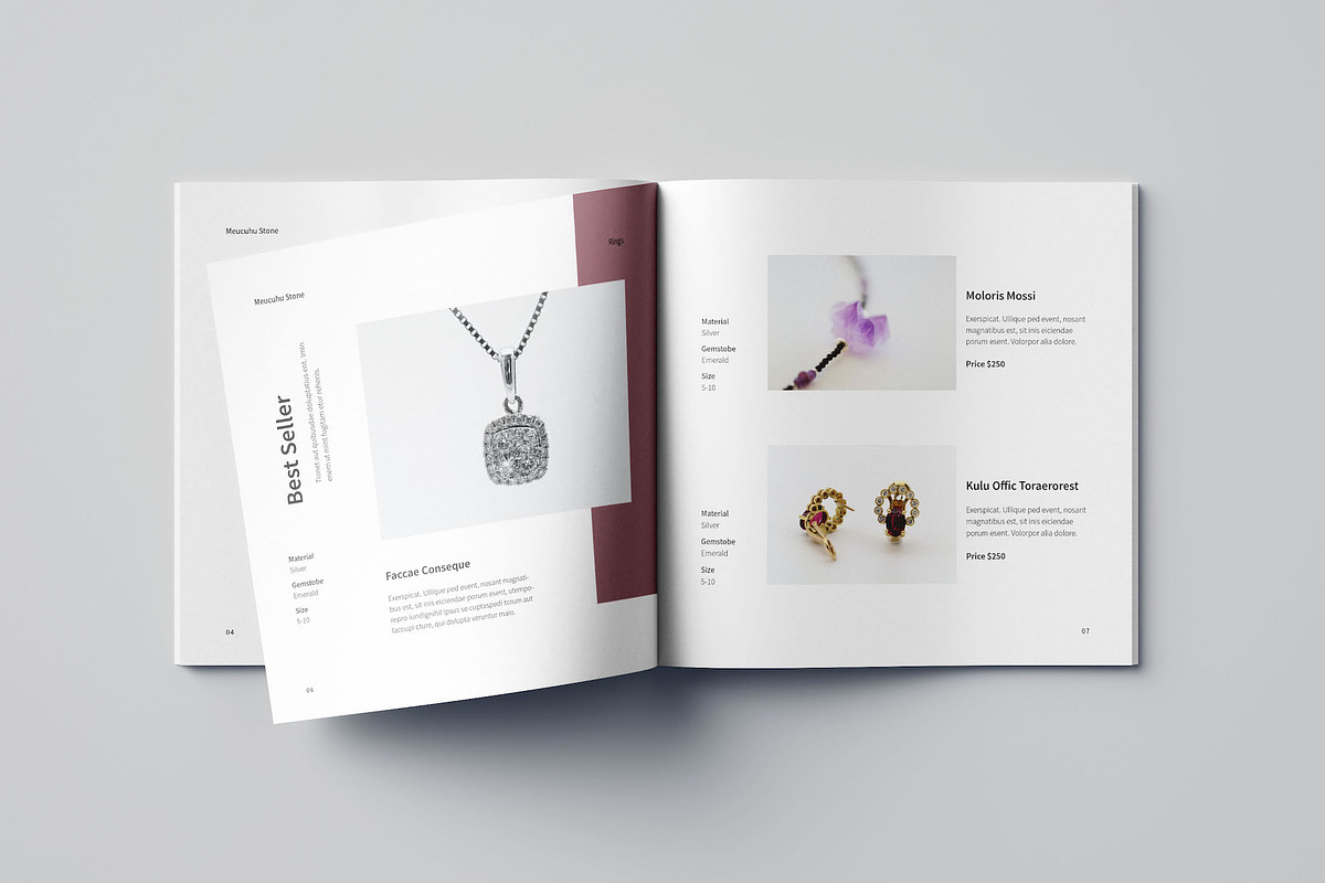 Meucuhu Jewelry Catalogue, a Brochure Template by Meenom Templates (Photo 4 of 16)
