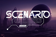 ACROSS REALITIES - FUTURISTIC FONT, a Sans Serif Font by 177Studio (Thumbnail 5 of 8)
