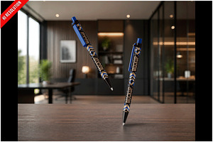 Two Pens Mockup PSD, a Pens & Pencil Mockup by Bruno's Shop