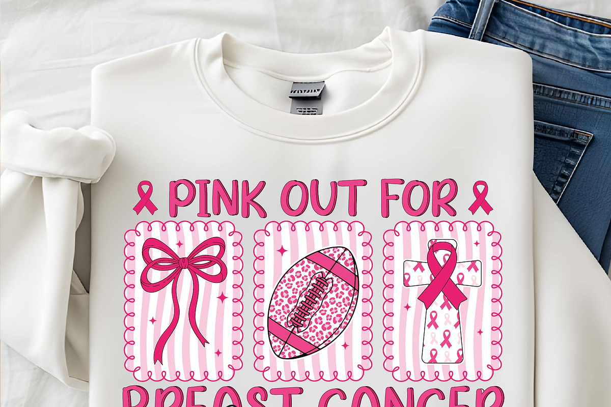 Breast Cancer Sublimation PNG Bundle, an Object Graphic by EllaMaiyaali (Photo 5 of 7)