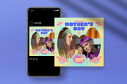 Pastel Y2K Mother's Day Photobooth, a Card Template by graphicook (Thumbnail 4 of 4)