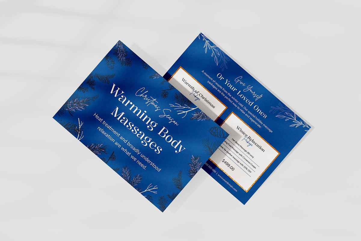 Aesthetic Beauty Salon Card Template, a Card Template by artbart (Photo 2 of 6)