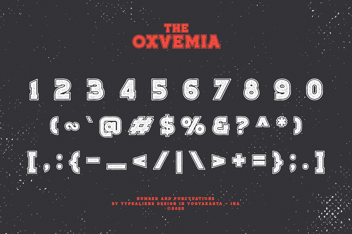 Oxvemia, a Font by ilhamtaro (Photo 8 of 10)