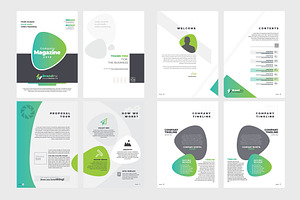 Company Magazine Template